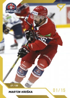 22-23 Tipos Extraliga - Martin KRIŠKA č. 210 GOLD x/19