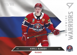 22-23 Tipos Extraliga - Kirill DJAKOV č. WW-24 LIMITED x/60
