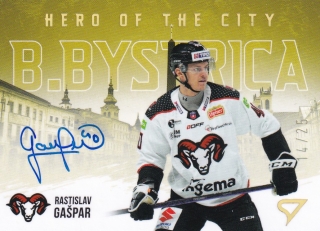 22-23 Tipos Extraliga - Rastislav GAŠPAR č. HCS-RG AUTO 14/25