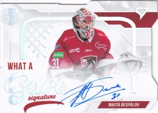 22-23 Tipos Extraliga - Nikita BESPALOV č. WSS-NB AUTO 31/35
