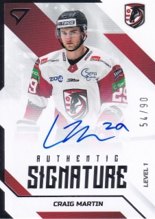 22-23 Tipos Extraliga - Craig MARTIN č. SL1-CM 54/90