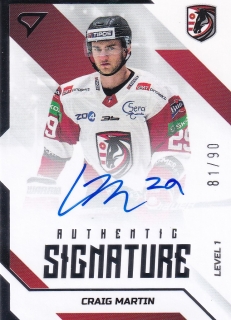 22-23 Tipos Extraliga - Craig MARTIN č. SL1-CM 81/90