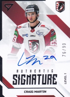 22-23 Tipos Extraliga - Craig MARTIN č. SL1-CM 76/90