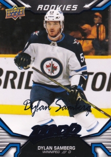 22-23 MVP - Dylan SAMBERG č. 233 (RC) Blue Script