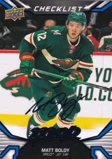 22-23 MVP - Matt BOLDY č. 250 (RC) CL Blue Script