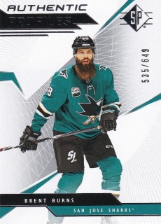 18-19 SP Hockey - Brent BURNS č. AP-BB x/649