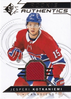 18-19 SP Hockey - Jesperi KOTKANIEMI č. 130 (RC) Jersey