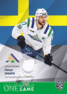 21/22 KHL One World One Game - Linus OMARK č. ONE-041