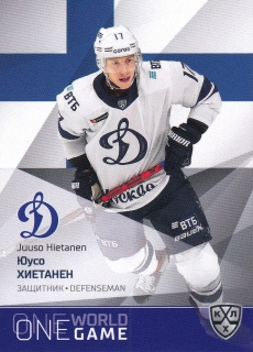 21/22 KHL One World One Game - Juuso HIETANEN č. ONE-044