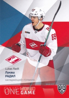 21/22 KHL One World One Game - Lukáš RADIL č. ONE-069