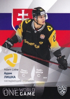 21/22 KHL One World One Game - Adam LIŠKA č. ONE-099