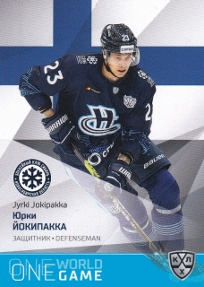 21/22 KHL One World One Game - Jyrki JOKIPAKKA č. ONE-117
