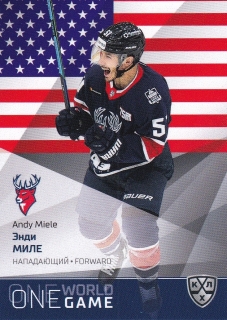 21/22 KHL One World One Game - Andy MIELE č. ONE-143