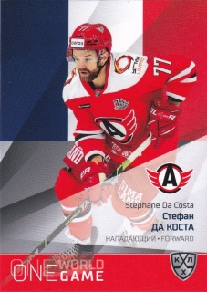 21/22 KHL One World One Game - Stephane DaCOSTA č. ONE-149