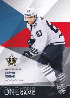 21/22 KHL One World One Game - Vojtěch POLÁK č. ONE-185