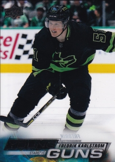 22-23 Upper Deck Series 1 - Fredrik KARLSTROM č. 229 (RC) CLEAR CUT