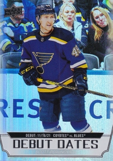 22-23 Upper Deck Series 1 - Scott PERUNOVICH č. DD-17 DEBUT DATES