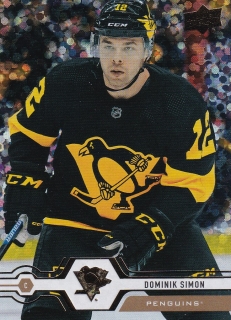 Dominik SIMON 19-20 Upper Deck č. 101 Speckled Rainbow