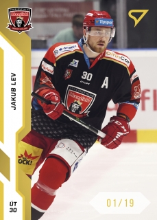 22-23 Tipsport Extraliga - Jakub LEV č. 086 GOLD x/19
