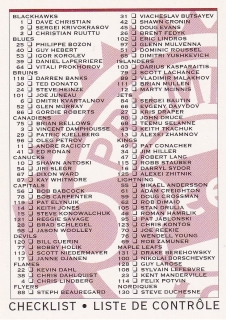 92-93 OPC Premier - CHECKLIST č. 132