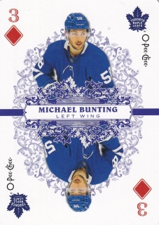 22-23 OPC - Michael BUNTING č. 3 PLAYING CARDS