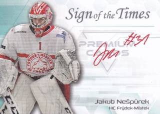 2022 Masked Stories - Jakub NEŠPŮREK č. SOF-JAN RED x/9