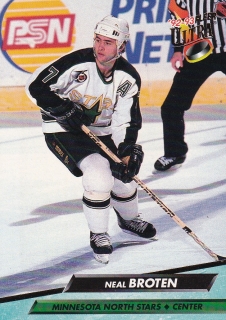 92-93 Ultra Fleer - Neal BROTEN č. 89