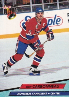 92-93 Ultra Fleer - Guy CARBONNEAU č. 102