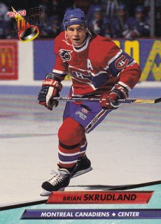 92-93 Ultra Fleer - Brian SKRUDLAND č. 111
