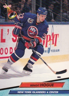 92-93 Ultra Fleer - Benoit HOGUE č. 127