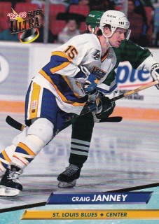 92-93 Ultra Fleer - Craig JANNEY č. 187