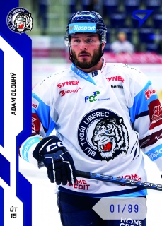 22-23 Tipsport Extraliga - Adam DLOUHÝ č. 305 BLUE x/99
