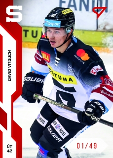 22-23 Tipsport Extraliga - David VITOUCH č. 268 RED x/49