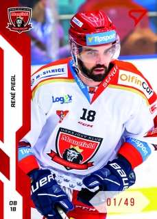 22-23 Tipsport Extraliga - René PIEGL č. 285 RED x/49