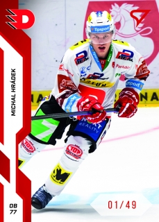 22-23 Tipsport Extraliga - Michal HRÁDEK č. 295 RED x/49