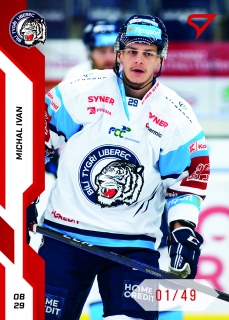22-23 Tipsport Extraliga - Michal IVAN č. 302 RED x/49