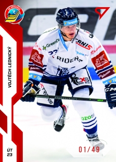 22-23 Tipsport Extraliga - Vojtěch LEDNICKÝ č. 312 RED x/49