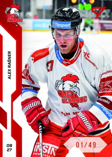 22-23 Tipsport Extraliga - Alex RAŠNER č. 323 RED x/49