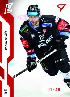 22-23 Tipsport Extraliga - Daniel KRUŽÍK č. 345 RED x/49