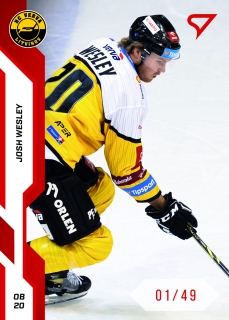 22-23 Tipsport Extraliga - Josh WESLEY č. 351 RED x/49