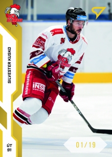 22-23 Tipsport Extraliga - Silvester KUSKO č. 327 GOLD x/19