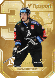 22-23 Tipsport Extraliga - Matěj STŘÍTESKÝ č. AV-16 LIMITED x/50
