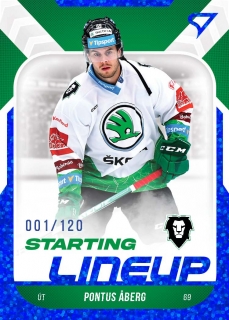 22-23 Tipsport Extraliga - Pontus ABERG č. SL-22 1st PERIOD x/120