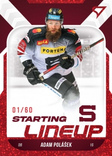 22-23 Tipsport Extraliga - Adam POLÁŠEK č. SL-08 2nd PERIOD x/60
