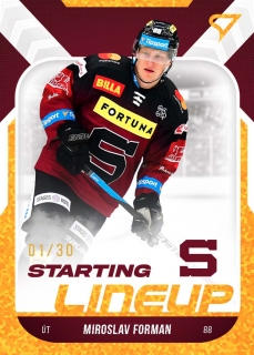 22-23 Tipsport Extraliga - Miroslav FORMAN č. SL-12 3rd PERIOD x/30