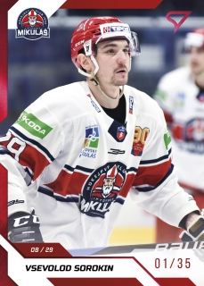 22-23 Tipos Extraliga - Vsevolod SOROKIN č. 319 RED x/35