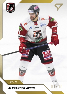 22-23 Tipos Extraliga - Alexander AVCIN č. 286 GOLD x/15