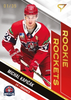 22-23 Tipos Extraliga - Michal KAPIČÁK č. RR-35 GOLD x/35