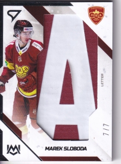 22-23 Tipos Extraliga - Marek SLOBODA č. UM-MS 7/7 LETTER
