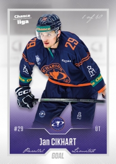 22-23 GOAL Cards - Jan CIKHART č. 269 SILVER x/60